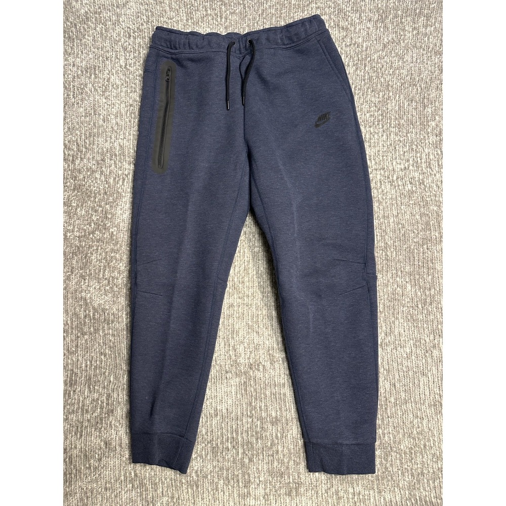Nike Sportswear Tech Fleece Joggers Boys Navy Tapered Leg Activewear Kids XL